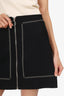 Maje Black Stud Detail Mini Skirt Size 36