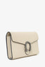 Gucci White Leather Dionysus Wallet On Chain