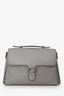 Gucci Grey Calfskin Interlocking G Dollar Large Top Handle Shoulder Bag