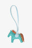 Hermès Green Leather Rodeo MM Charm