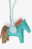 Hermès Green Leather Rodeo MM Charm