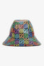 Gucci Black/Multicolour GG Bucket Hat Size L