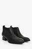 Alexander Wang Black Leather Cut-Out Ankle Boots Size 38.5