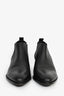 Alexander Wang Black Leather Cut-Out Ankle Boots Size 38.5