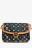 Louis Vuitton Black Multicolour Leather 'Sologne' Crossbody Bag