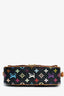 Louis Vuitton Black Multicolour Leather 'Sologne' Crossbody Bag