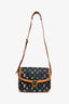 Louis Vuitton Black Multicolour Leather 'Sologne' Crossbody Bag