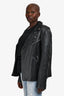 Lamarque Black Leather 'Thierry' Jacket Size M Mens