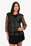 3.1 Phillip Lim Black/Brown Leather Moto Jacket Size 2