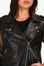 3.1 Phillip Lim Black/Brown Leather Moto Jacket Size 2