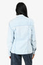 Versace Jeans Light Blue Denim Button Up Shirt Size M