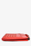 Bottega Veneta Red Intrecciato Leather Wristlet