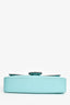 Fendi x Tiffany & Co. Limited Edition 2022 'Tiffany Blue' Leather Baguette Shoulder Bag with Strap