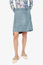 Remain Denim Asymmetric Knee Length Skirt Size 36