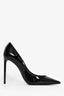 Saint Laurent Black Patent Pointed Heels Size 38