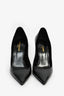 Saint Laurent Black Patent Pointed Heels Size 38