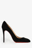 Christian Louboutin Black Suede Heels Size 38
