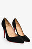 Christian Louboutin Black Suede Heels Size 38