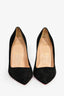 Christian Louboutin Black Suede Heels Size 38