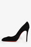 Christian Louboutin Black Suede Heels Size 38