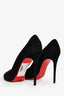 Christian Louboutin Black Suede Heels Size 38