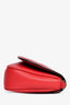 Gucci Red Grained Leather Soho Chained Shoulder Bag