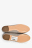 Salvatore Ferragamo Grey Crocodile Embossed Bow Flats Size 7