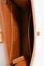 Saint Laurent Brown Leather 'Le Carre' Crossbody Bag
