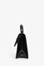 Off-White Black Leather Top Handle Bag