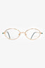 Chopard Gold Toned/Teal Round Eye Glasses