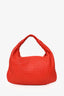 Bottega Veneta Red Intrecciato Leather Hobo Shoulder Bag