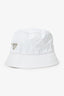 Prada White Nylon Bucket Hat Size S