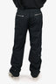 Louis Vuitton Black Silk Blend Cargo Pants Size 42