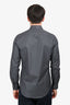 Louis Vuitton Grey Checked Button Down Shirt Size S Mens
