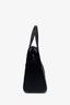 Gucci Black Suede/Patent Web Ophidia Small Tote Bag
