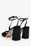 Staud Black Ankle Strap 'Solange' Block Heels Size 39