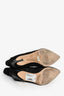 Paris Texas Dark Grey Suede Black Croc Effect Stiletto Booties Size 39