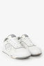 Christian Dior White Leather Oblique Low-Top Sneaker Size 36