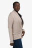 James Perse Beige Linen Blend Knit Cardigan Size 3