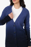 Vince Blue Ombre Alpaca/Cashmere Cardigan Size M