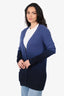 Vince Blue Ombre Alpaca/Cashmere Cardigan Size M