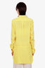 Ann Demeulemeester Yellow Striped Button Down Shirt Size XS