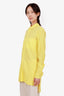 Ann Demeulemeester Yellow Striped Button Down Shirt Size XS