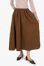 Camila Coelho Brown Maxi Skirt Size S