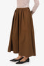 Camila Coelho Brown Maxi Skirt Size S
