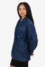 Ganni X Levi's Blue Denim Double-breasted Jacket Size M