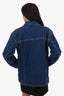 Ganni X Levi's Blue Denim Double-breasted Jacket Size M