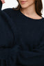 Dries Van Noten Navy Alpaca Blend Sweater Size M
