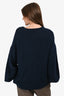 Dries Van Noten Navy Alpaca Blend Sweater Size M