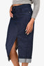 Erika Cavallini Denim Cut Out Pencil Skirt Size 42
